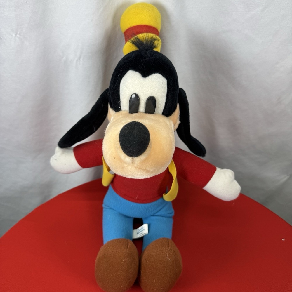 Vintage Disneyland Walt Disney World Goofy Plush Doll Stuffed Animal Toy - Picture 2 of 4